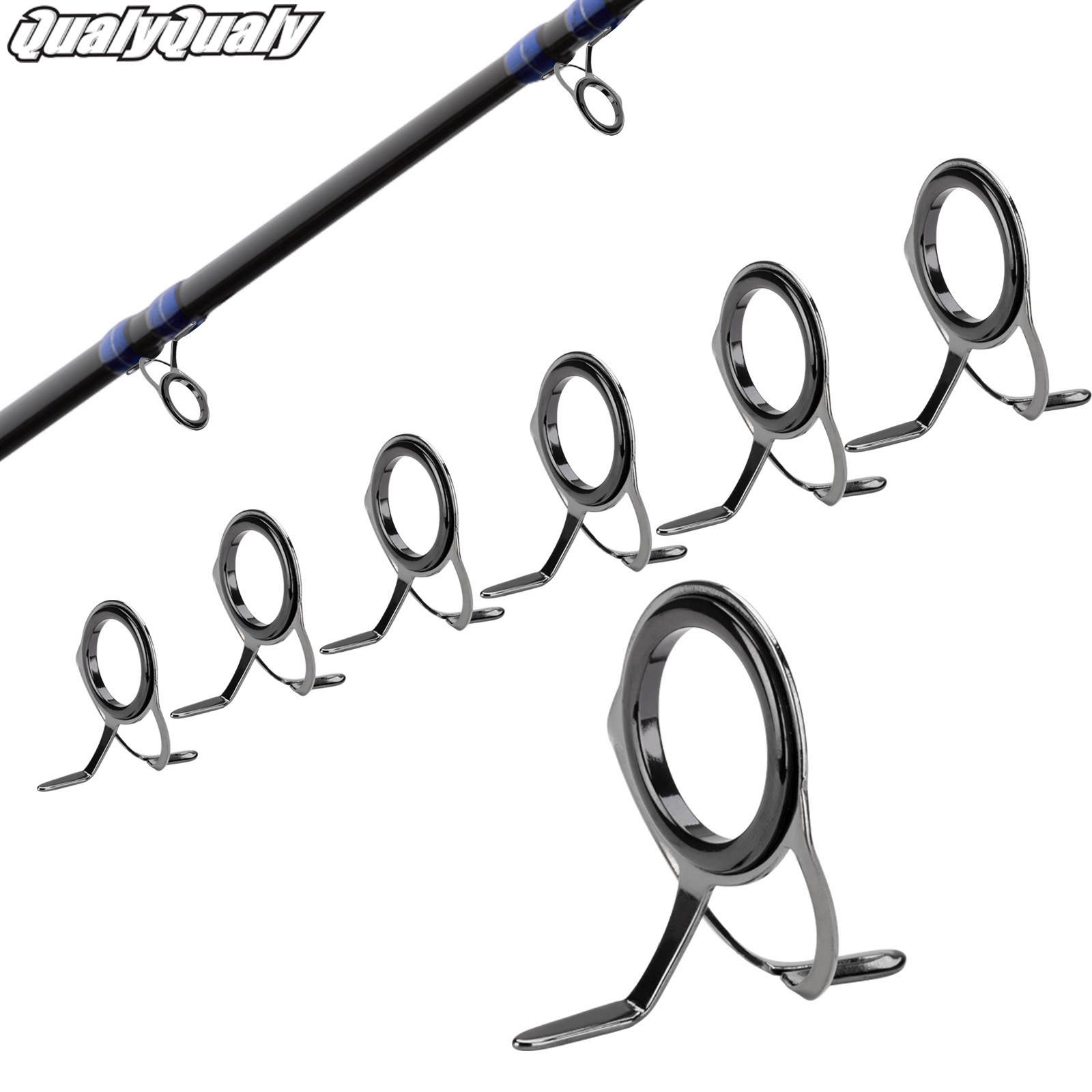 Fishing Rod Building Kit - 7 шт., ремонтный комплект направляющих удочки,