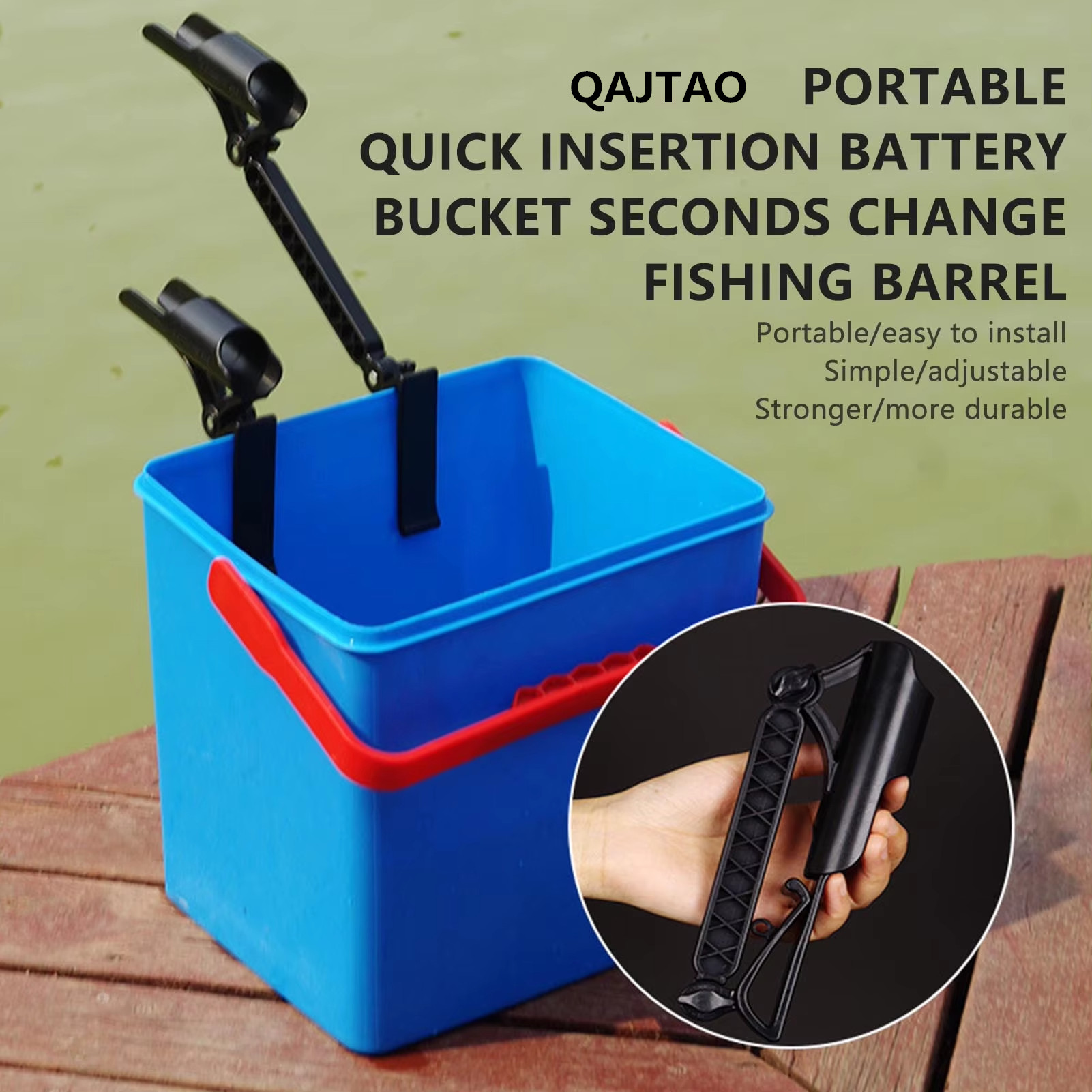 Fishing Rod Ice - Подставка для удочек QAJTAO 10-25 см,