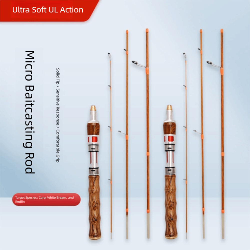 Fishing Rod Spinning - 2025 4-секционная спиннинговая удочка, спиннинг UL