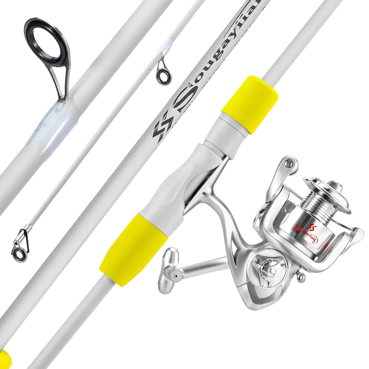 Fishing Rod Carbon Fiber - Sougayilang 2-секционная спиннинговая удочка и комбинированная