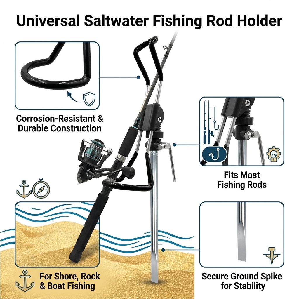 Универсальная подставка для уд – обзор и цена Fishing Rod Rack