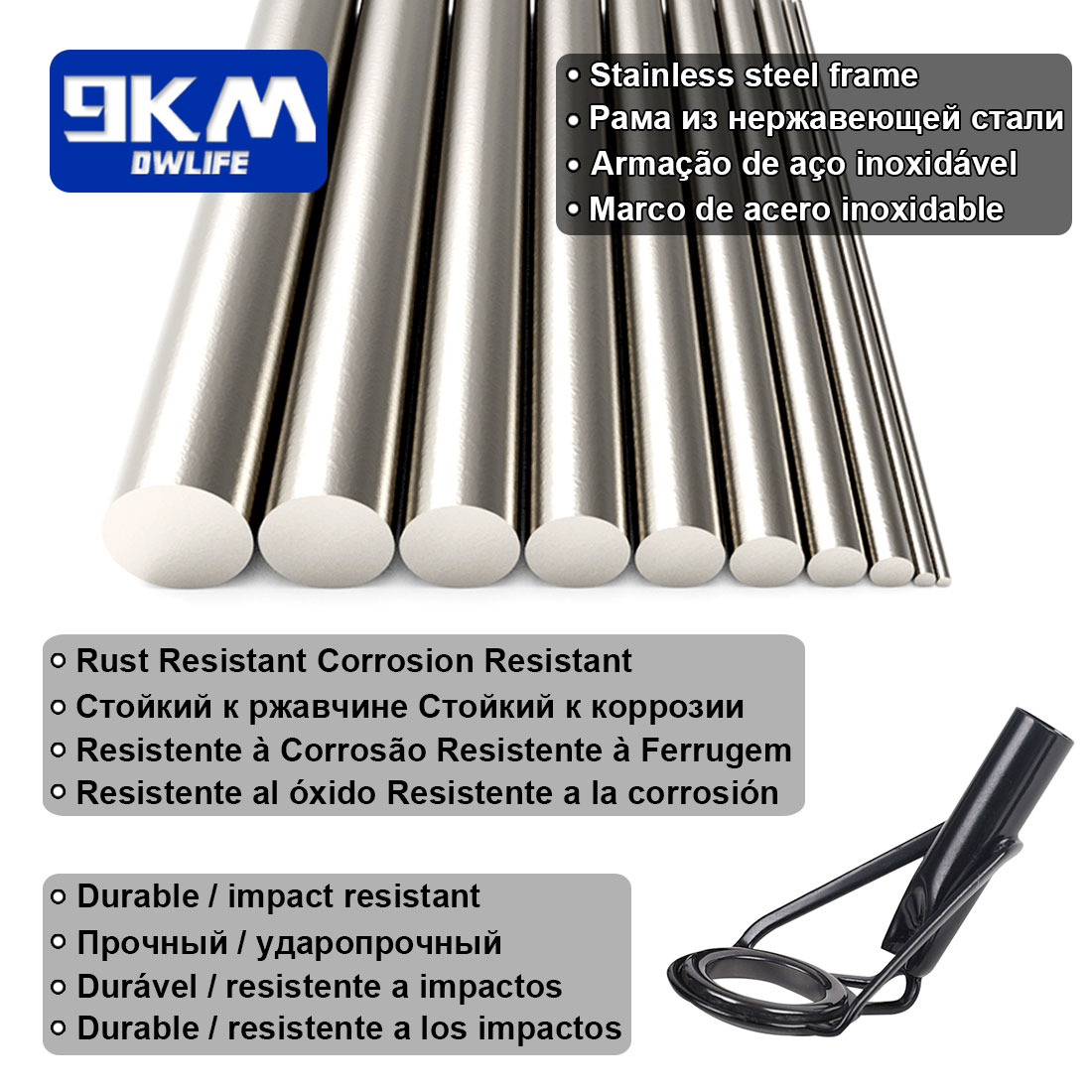 5 шт., комплект для ремонта на – обзор и цена Fishing Rod Tip Replacement