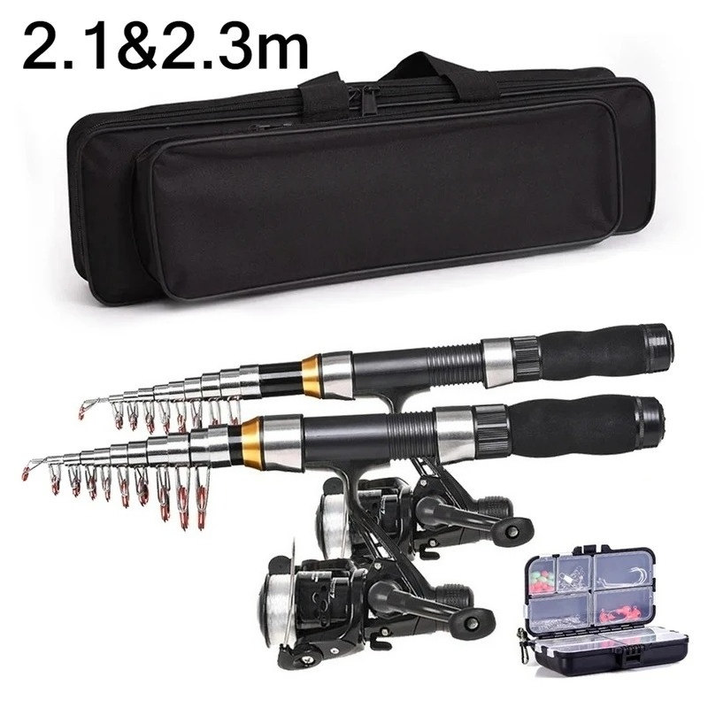 BRAVMAK 2,1/2,3 м телескопичес – обзор и цена Fishing Rod Carbon Fiber